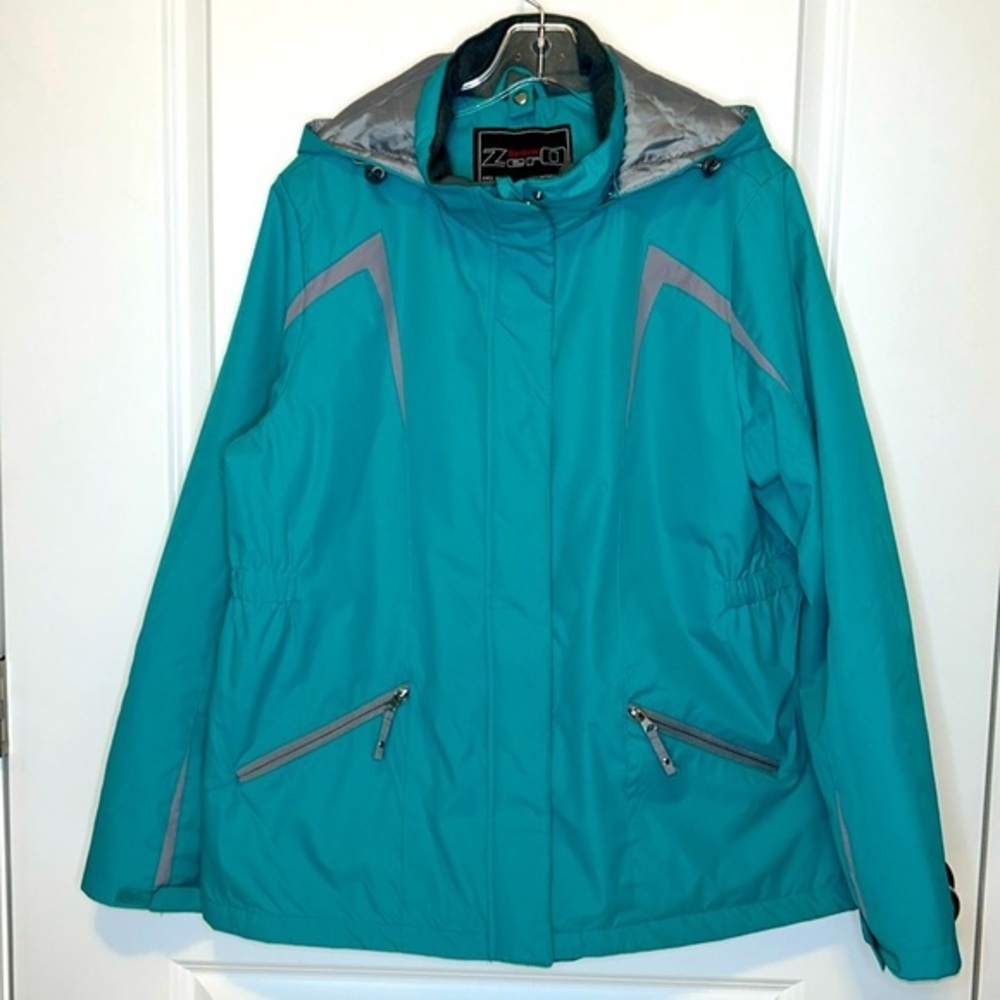 Rothschild, Below Zero Women’s Large, Green & Grey Snow Jacket